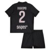 Jalkapallo Pelipaidat/Peliasut Paris Saint-Germain Hakimi 2 Jordan Lasten Neljäspelipaita 2025-26